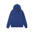 thumbnail image 1 of Spring And Autumn Fall Shoulder Loose Solid Color Hooded Sweater Men's And Women's Couple Pullover Long Sleeve Shirt, 1 of 4