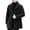 Black, variant on Men's Autumn Winter Casual Lamb Wool Lapel Jacket Solid Color Outdoor Coat Lightweight Warm Fabric