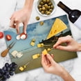 thumbnail image 4 of Shipwreck Cutting Board, Antique Rusty Pirate Ship Wreck on the Coast in Caribbean Island Pacific Sea View, Decorative Tempered Glass Cutting and Serving Board, Large Size, Multicolor, by Ambesonne, 4 of 5