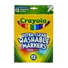 Crayola 12ct Fineline Washable Marker Set, School Supplies, Beginner Child