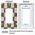 thumbnail image 3 of Yayeee Rocker Switch Wall Plate 1-Gang 4.6"x2.9" Home Decorative Outlet Cover, Pink Abstract, 3 of 6