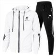 thumbnail image 1 of 2024 Nueva primavera otoño ropa para hombre sudaderas con capucha pantalones conjuntos de dos piezas tendencia de moda hip hop chándal sudaderas ropa deportiva, 1 of 3