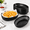 Black-80 Pcs 9 x 5.7, variant on 60 Pack Black Fast Food Baskets 10.6 X 6.7 Inch Oval Plastic For Burgers Fries Sandwiches Hot Dogs Barbecues Picnics Parties Dura