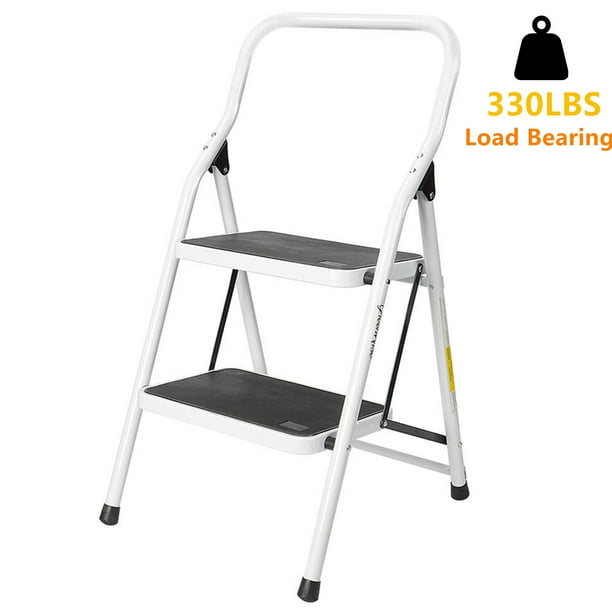 Livingbasics 2 Step Folding Step Stool Ladder