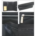 thumbnail image 5 of Michael Kors Women Large Trifold Leather Credit Card Holder Wallet Black Silver, 5 of 5