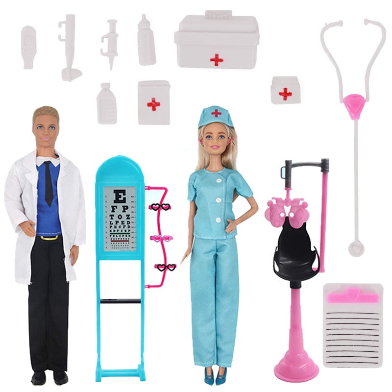 Doctor Nurse Clothing Set And Doll Accessories For barbie Toys For Girls Birthday Gift Christmas Present Walmart