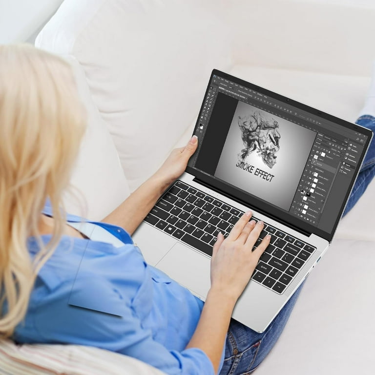 ESOOR 14.1 inch Lightweight Business Laptop Computer Windows 11