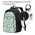 thumbnail image 2 of Daiia Lilies Flowers Pattern USB Charging Backpack for Men and Women, Anti-Theft Backpack,Travel Backpack,School Backpack,College Backpack,Laptop Backpack, 2 of 7
