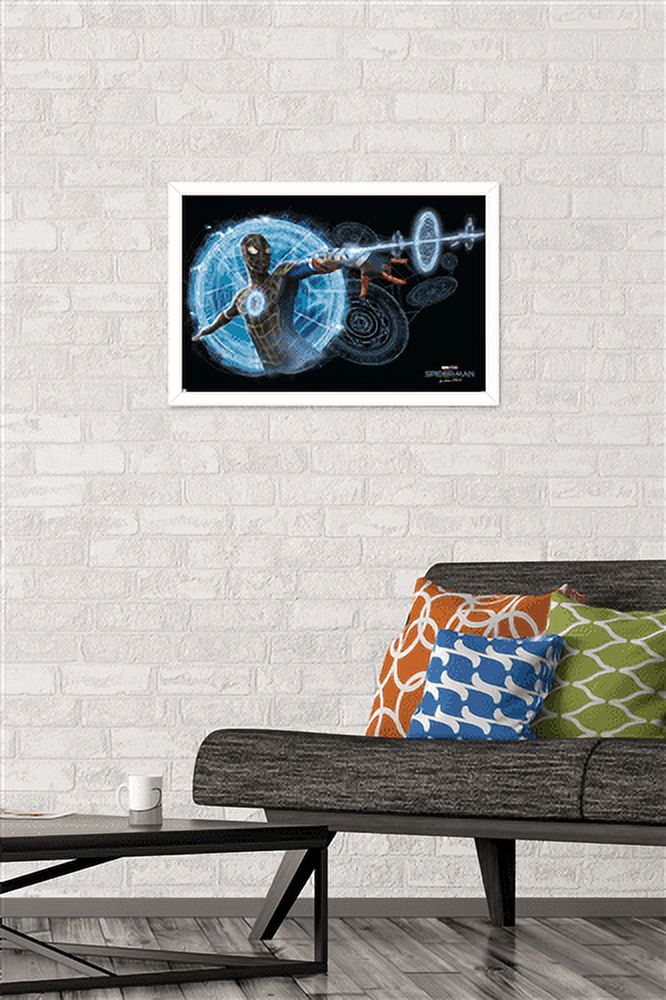 Marvel Spider-Man: No Way Home - Magic Wall Poster, 14.725" x 22.375", Framed