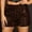 Brown, variant on Womens Shorts Mid Rise Shorts Loose Solid Quick Dry Sequin Pull On Short Shorts for Women Slim