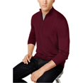 thumbnail image 1 of Club Room Mens LS Knit Pullover Sweater, Rojo, X-Large, 1 of 1