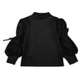 thumbnail image 4 of LNMQLPDBS Teen Girl Tops Girls White Blouse Size 10-12 Girls Tops Size 14-16 Long Sleeve Shirts for Toddler Girls Cute Shirts Y2k Button Down Shirt, Black 4-5 Years, 4 of 9