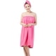 thumbnail image 1 of Injueey 2x tubo de toalla de aplicación amplia para mujeres murciélago y ducha sin desplazamiento las mujeres pueden usar toalla de playa Juegos de accesorios de baño Rosa roja, 1 of 6