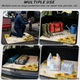 thumbnail image 3 of KUIFORTI Sunflower Dragonfly Car Trunk Liner 29" x 39" Automotive Trunk Protection Mat Practical Auto Interior Accessories Polyester for Daily Driving & Travel Use, 3 of 7