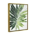 thumbnail image 2 of Stupell Industries Green Pop Palm Leaves Expressive Linework Metallic Gold Framed Floating Canvas Wall Art, 16x20, by June Erica Vess, 2 of 5