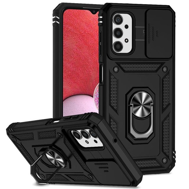 Estuche GANGXUN para Samsung Galaxy A13 4G, soporte giratorio 360°, estilo mecánico y magnético