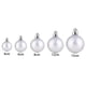 thumbnail image 3 of Bolas de plata claras grandes de 15 cm para decoración de árboles de Navidad, adornos para bodas, fiestas de Navidad para Año Nuevo 2023, decoración del hogar, regalo de Navidad, 3 of 5