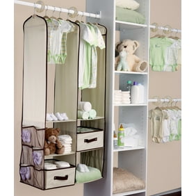 Walfront Baby Nursery Closet Organizer 24 Pcs Children Kids