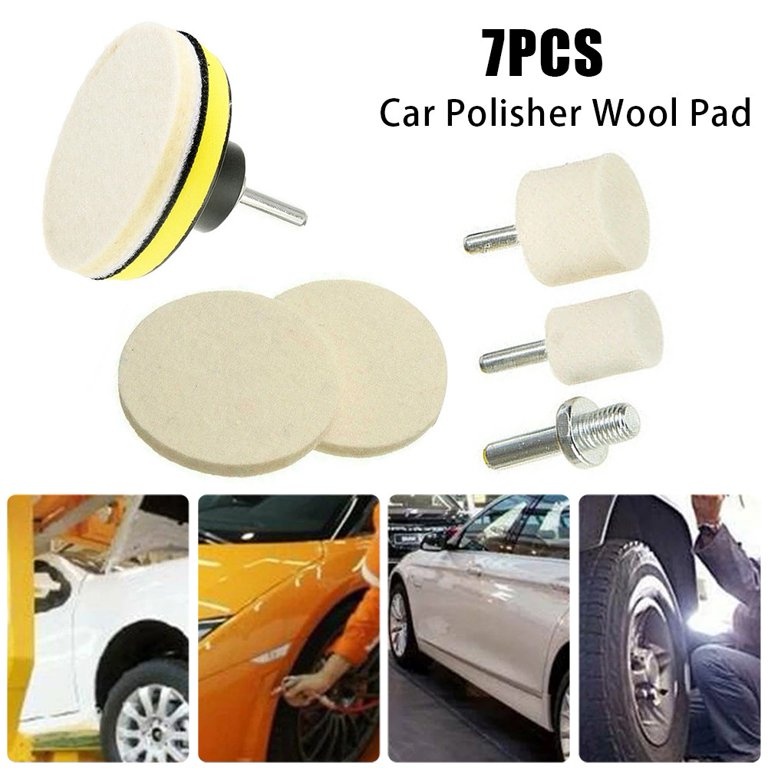  Polishing Kit, 7PCS Hard Metal Scratch Removal Buffing Set  Drill Polishing Pads with Connecting Rod for Removing Scratches and  Polishing Metals : Automotive