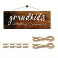 thumbnail image 1 of Square Hang Sign Meaningful Photo Hanging Board For Home Decoration For Present (with Clips And Ropes), 1 of 6