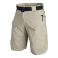 thumbnail image 2 of Fabrcox M-6XL Men Shorts Cargo Big and Tall Men Athletic Shorts Outdoor Camping Going Out Men's Bermuda Shorts with Zipper Pockets No Belt Khaki M, 2 of 5