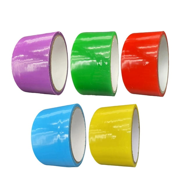 5 Cintas Adhesivas Multicolores de 6 Cm para Hacer Bolas para Adultos y Niños Sunnimix Suministros para Manualidades