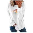 thumbnail image 1 of 2023 Mode pour Femmes Sweatshirt 50% de Réduction Mode Women Casual Imprimé Col Rond Long Sleeve Pullover Tops, 1 of 6