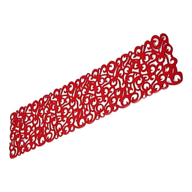 Injueey Camino de moderno absorbente de agua portátil Rectangular reemplazo restaurante café mantel posavasos vino rojo Type3 NO3