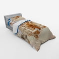 thumbnail image 3 of Ambesonne Galaxy Bedding Set 4 Pcs, Empty Tunisia Film Set, Queen, Brown Blue, 3 of 3