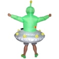 thumbnail image 5 of Inflatable Alien UFO Costume For Adults - Space Rider Outfit With Built-in Fan,Height 59"–74.8",UFO, 5 of 6