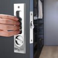 thumbnail image 2 of Cerradura de embutir para puerta corredera, manija empotrada Invisible, pestillo, cerradura de puerta de muebles de madera Interior, 2 of 5