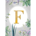 thumbnail image 2 of America Forever Simply Golden Monogram F Garden Flag, 12.5 x 18 inch Double Sided, Floral Letter Banner, Spring Yard Decoration, 2 of 5