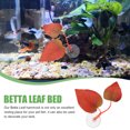 thumbnail image 4 of Fish Tank Decorative Fake Leaf Pad Lightweight Betta Fish Leaf Pad Betta Fish Resting Leaf Pad, 4 of 9