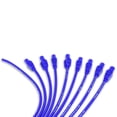 thumbnail image 2 of Taylor Cable Spark Plug Wire Set 73655 Spiro-Pro Universal; Unassembled; Blue; 8 Millimeter Diameter; Silicone; Spiral Wound Core; Straight Spark Plug Boot; Socket Style/HEI Distributor Boot, 2 of 6