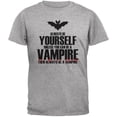 thumbnail image 1 of Halloween Always Be Yourself Vampire Heather Grey Youth T-Shirt, 1 of 1