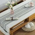 thumbnail image 1 of Rectangular Tablecloth Fabric Cotton Linen Wrinkle Free Washable Reusable Table Cloths for Kitchen Dinning Tabletop Decoration, 1 of 6