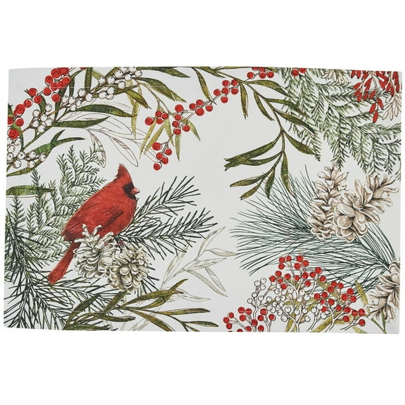 Park Designs White Cardinal Placemat Set of 4