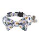 thumbnail image 1 of Collar De Gato Con Pajarita Y Campana, Collares Florales Clásicos Para Gatitos Con Pajarita Extraíble, Collar Ajustable Para Gatito, Cachorro, Perros Pequeños sonducket PT002755-03, 1 of 6