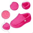 thumbnail image 5 of Fuzzy Slippers House Shoes for Women Indoor and Outdoor Fashion Casual Cozy Winter Warm Fleece Flats Penny Loafer Ankle Boots Pink Size 7, 5 of 7
