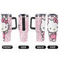 thumbnail image 6 of Hello Kitty 40 Oz Tumbler with Handle And Straw, Vacuum Insulated Stainless Steel Double Wall Water Bottle Travel Coffee Mug, Gifts for Women Boys Girls, 6 of 8
