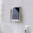 thumbnail image 1 of Wall Mounted Acrylic Phone Holer Remote Control Holder Media Storage Organizer Box, 1 Case, 1 of 6