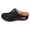 Black, variant on Breathable Wedge Sandals for Women Wide Toe Box Slip On Closed Toe Clogs Platform Comfortable Open Back Non Slip Mules Blue Size 6
