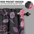 thumbnail image 5 of Pioneer Kitchen Curtains and Valance Set 36 Inch Tier Work Hard So I Can Have a Better Life 3 Pieces Set Dining Room Small Curtain Drapes Cafe Curtains Valance for Home Decor Rod Pocket, 5 of 6