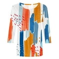 thumbnail image 4 of Pompotops T-shirt à Manches Courtes Col Rond Mode Été pour Femmes Liquidation, 4 of 5