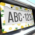 thumbnail image 6 of 1 Pcs Pineapple License Plate Frame,License Plate Cover for Car Decorative Parts,Aluminum License Plate Bracket Holder Rust-Proof for US Standard Car, 6 of 8