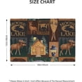 thumbnail image 2 of Rustic Lodge Bear Moose Deer Placemats Set of 6, Vintage Cabin Pine Cone Place Mats, Heat Resistant Non Slip Cotton Linen Dining Table Mats for Home Party Kitchen 12X18inch, 2 of 6