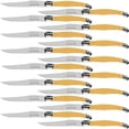 thumbnail image 1 of Cuchillos LaguioleYellow VentDepot 16 pzas 23 cm Amarillo Acero Inoxidable, 1 of 3