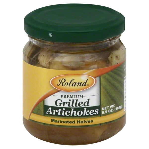 Roland Grilled & Marinated Artichoke Hearts Halved, 6.5 Oz