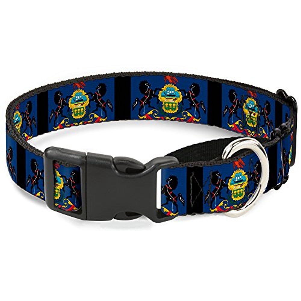 buckle-down "pennsylvania flags " martingale dog collar