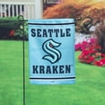 thumbnail image 2 of Seattle Kraken 12.5" x 18" Double-Sided Embossed Suede Garden Flag, 2 of 5